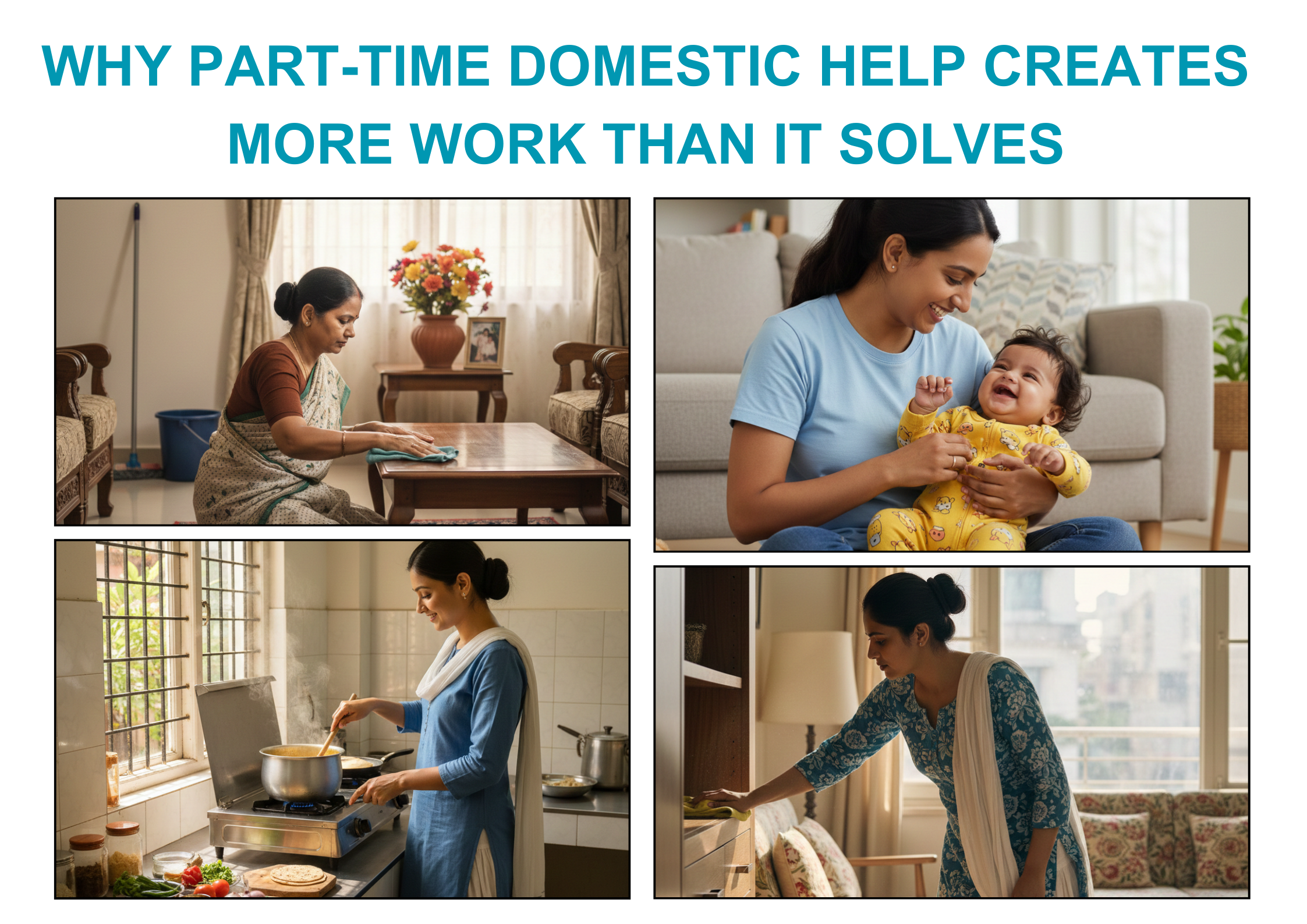 Why Part-Time Domestic Help Creates More Work Than It Solves
